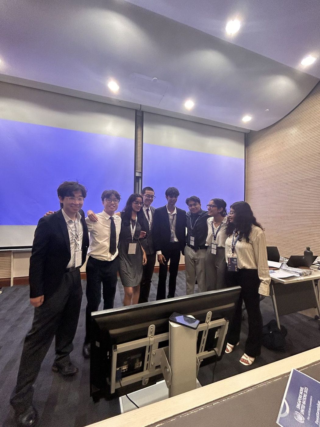 In committee at Singapore Model United Nations 2025